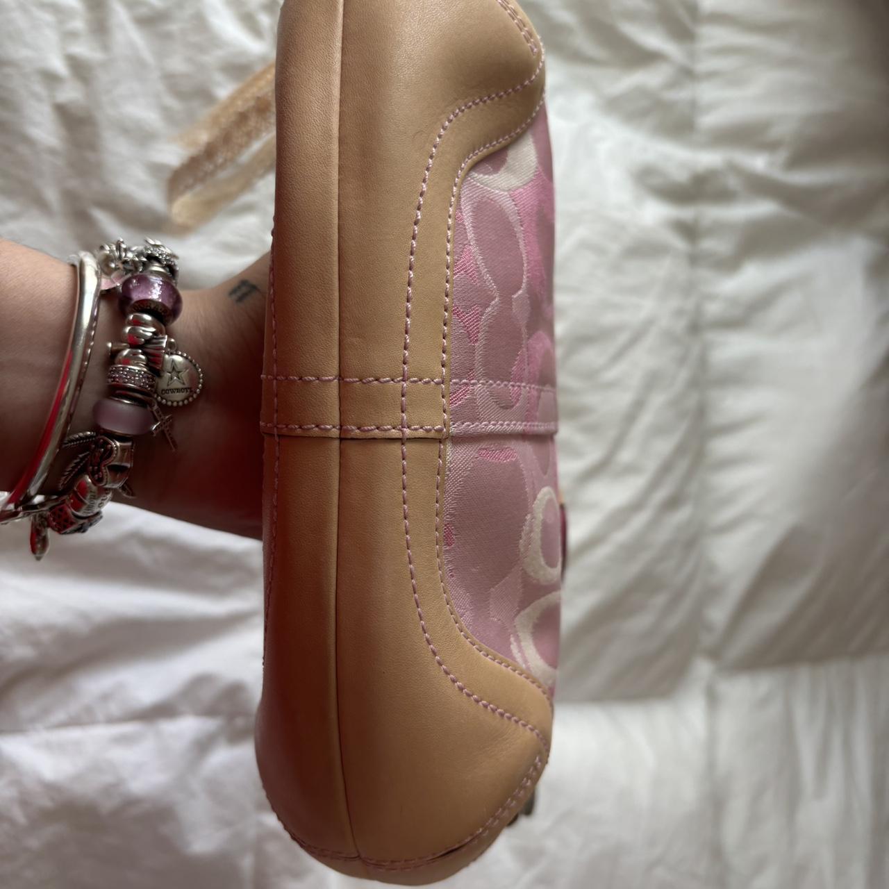 🌺🩷 Mini Vintage Coach Hobo In Optic Pink💜🍇 🤎🌆