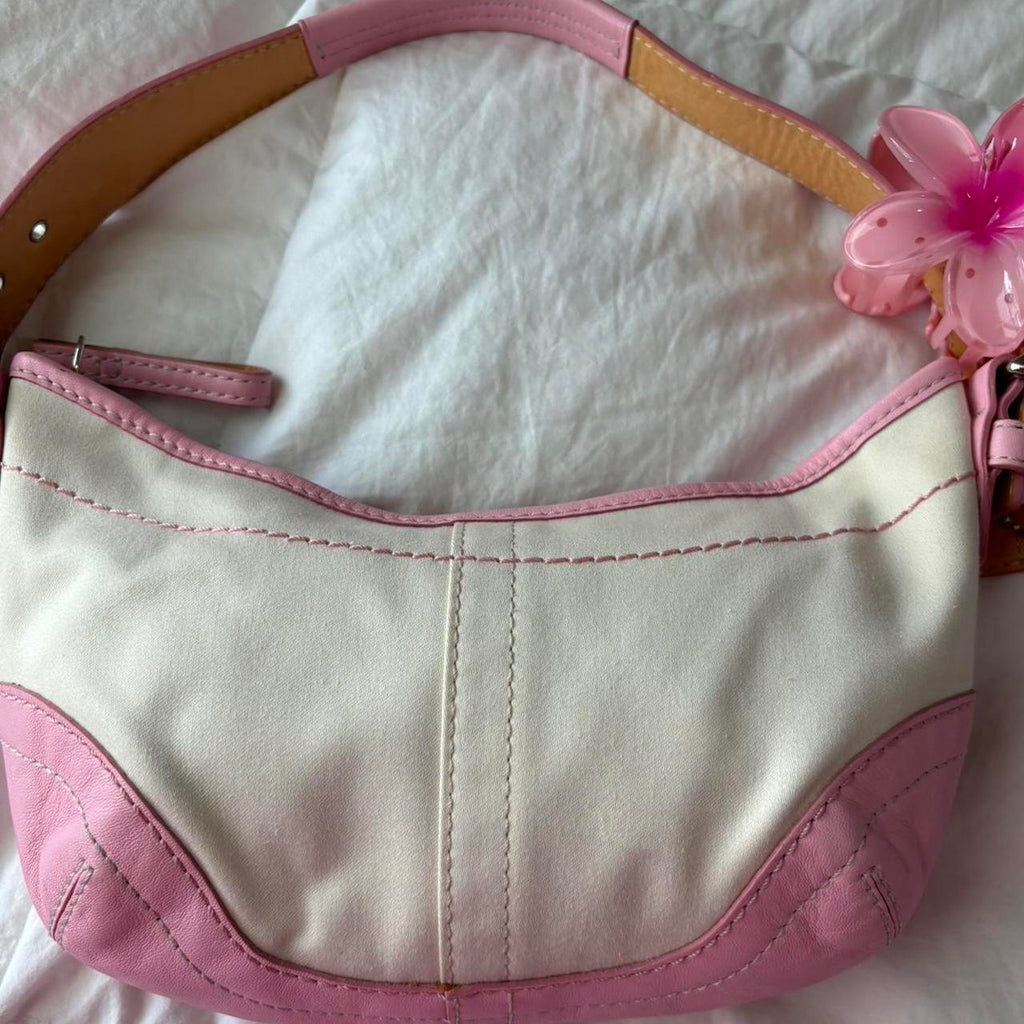 🌺🩷 Coach Y2K Mini Pink Soho Hobo Bag🫐🪻 🤎🌆