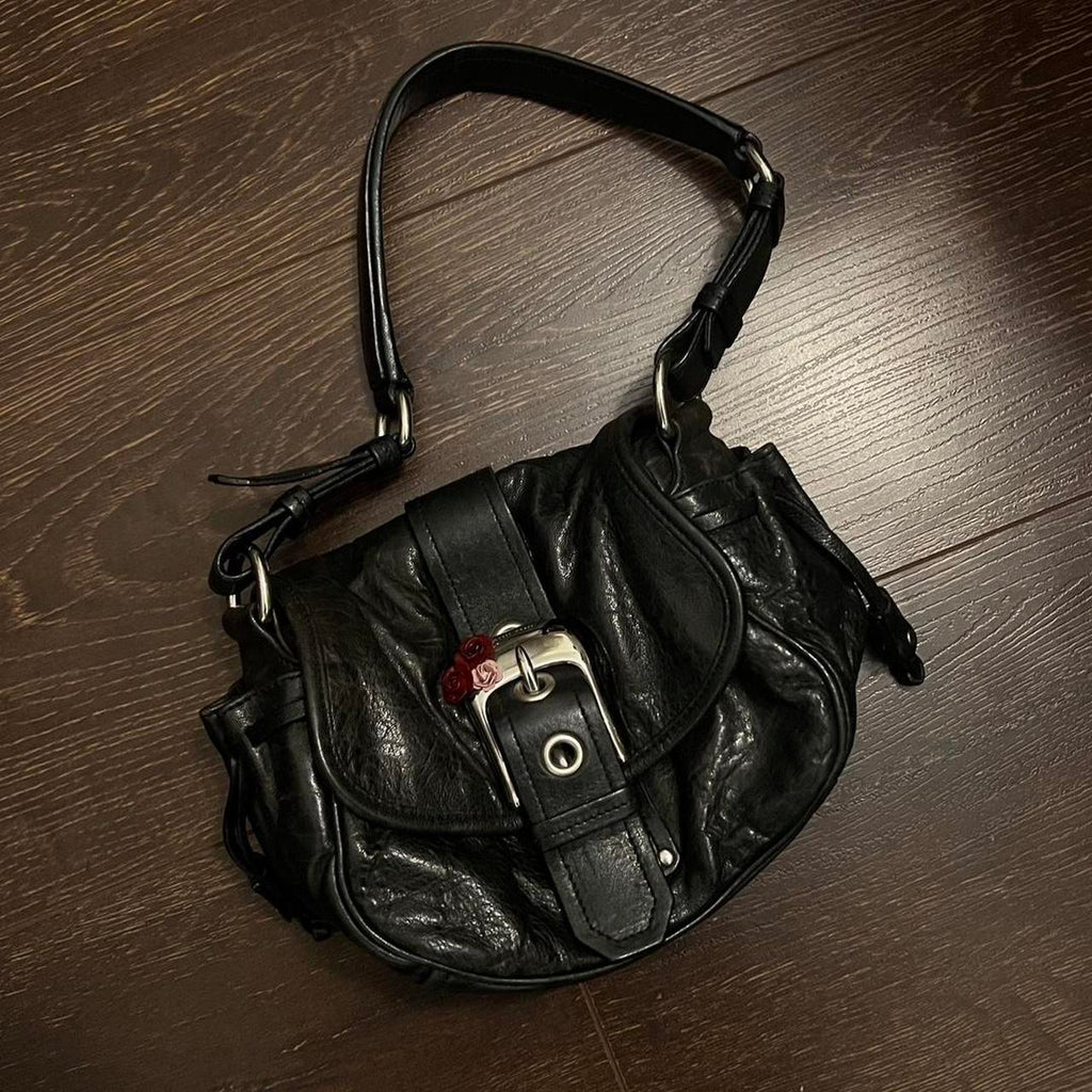 🌺🩷 🍇💜Preowned vintage miu miu leather bag vintage shoulder bag 🍇💜 🤎🌆