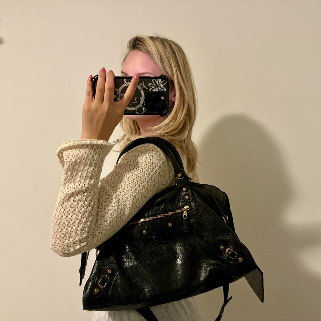 🌺🩷 Preowned Authentic balenciaga city bag🍬⚡ 🤎🌆