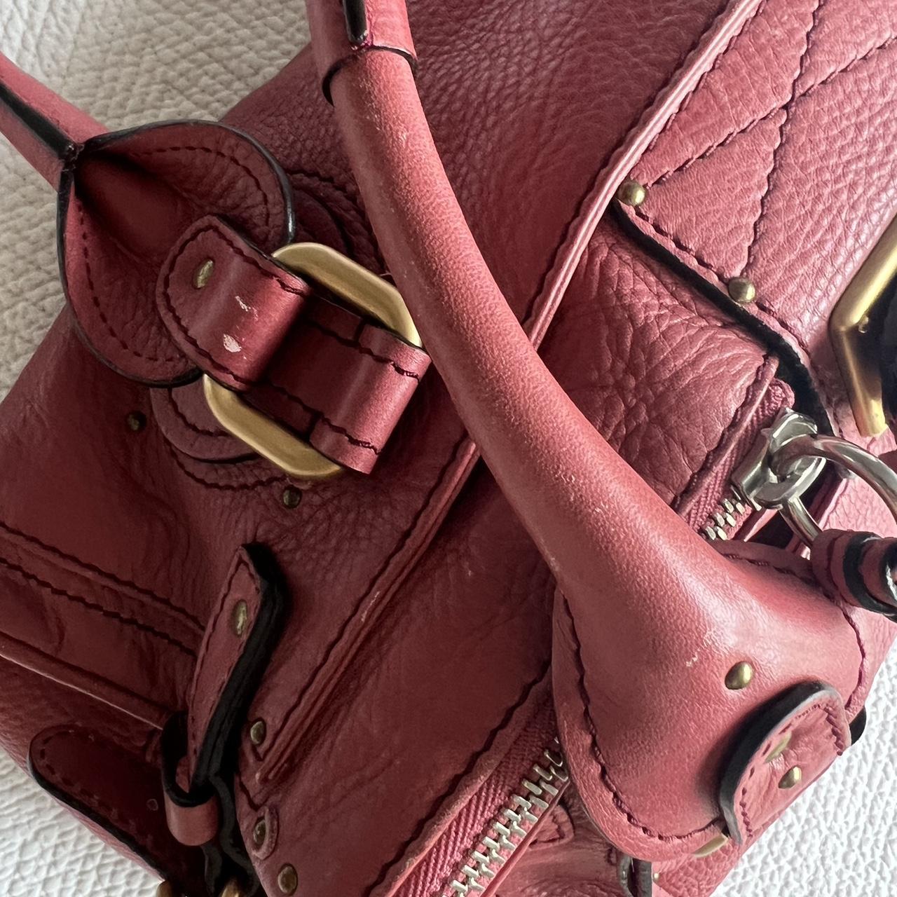 🌺🩷 Rare Pink Chloe Paddington Bag With Gold Hardware🍒❤️‍🔥 🤎🌆