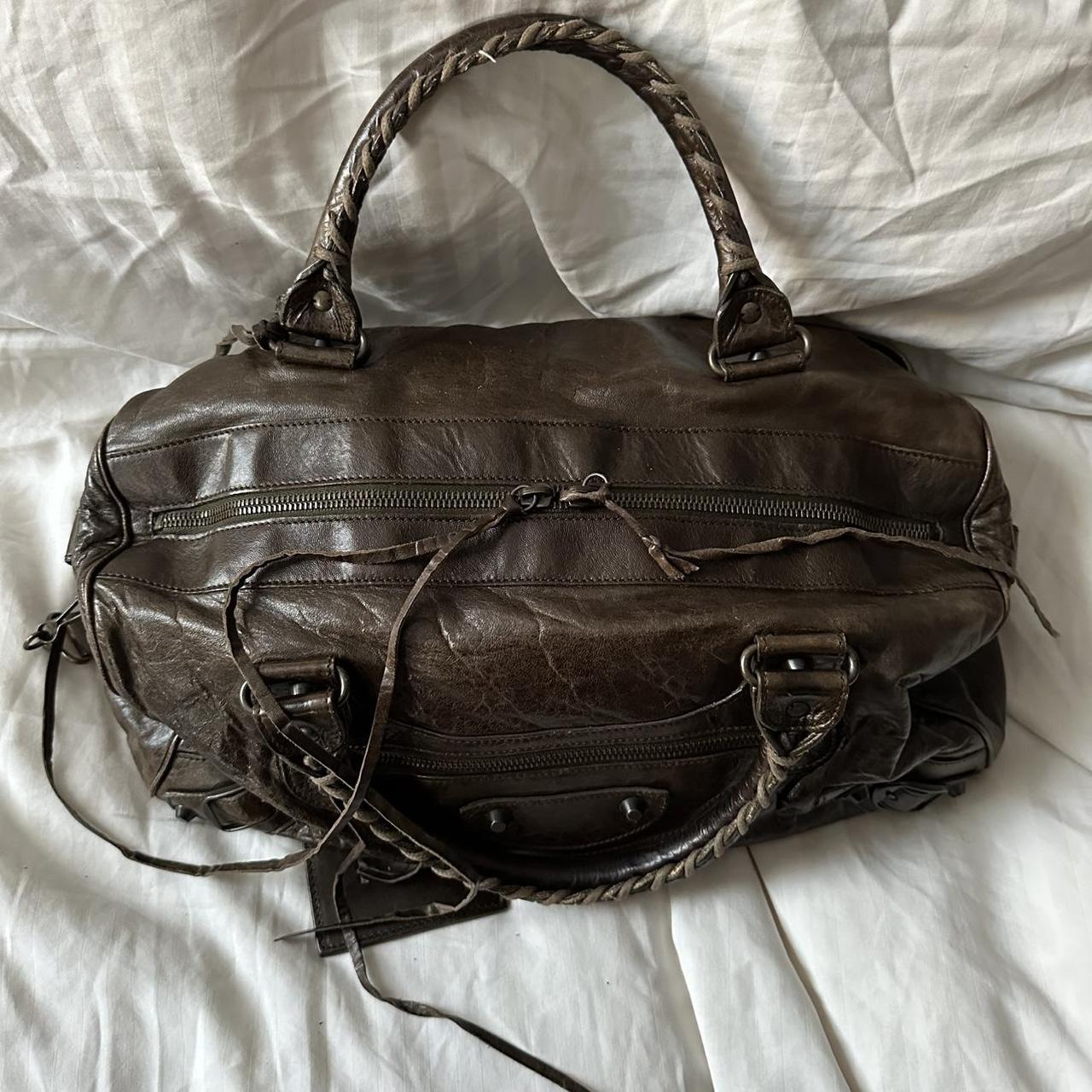 🌺🩷 🍇💜Preowned BROWN BALENCIAGA CITY BAG🍇💜 🤎🌆