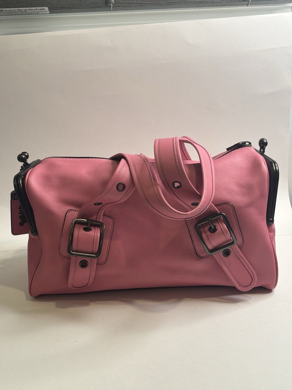 🌺🩷 Keith Haring X Coach Collaboration Pink Handbag🍬⚡ 🤎🌆