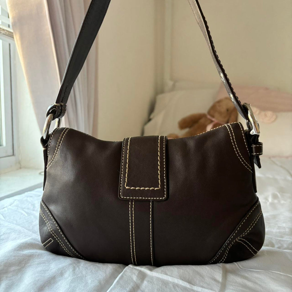 🌺🩷 Brown Mini Coach Soho🤎🌆 🤎🌆