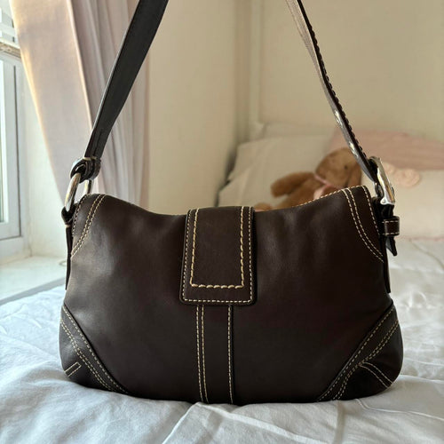 🌺🩷 Brown Mini Coach Soho🤎🌆 🤎🌆