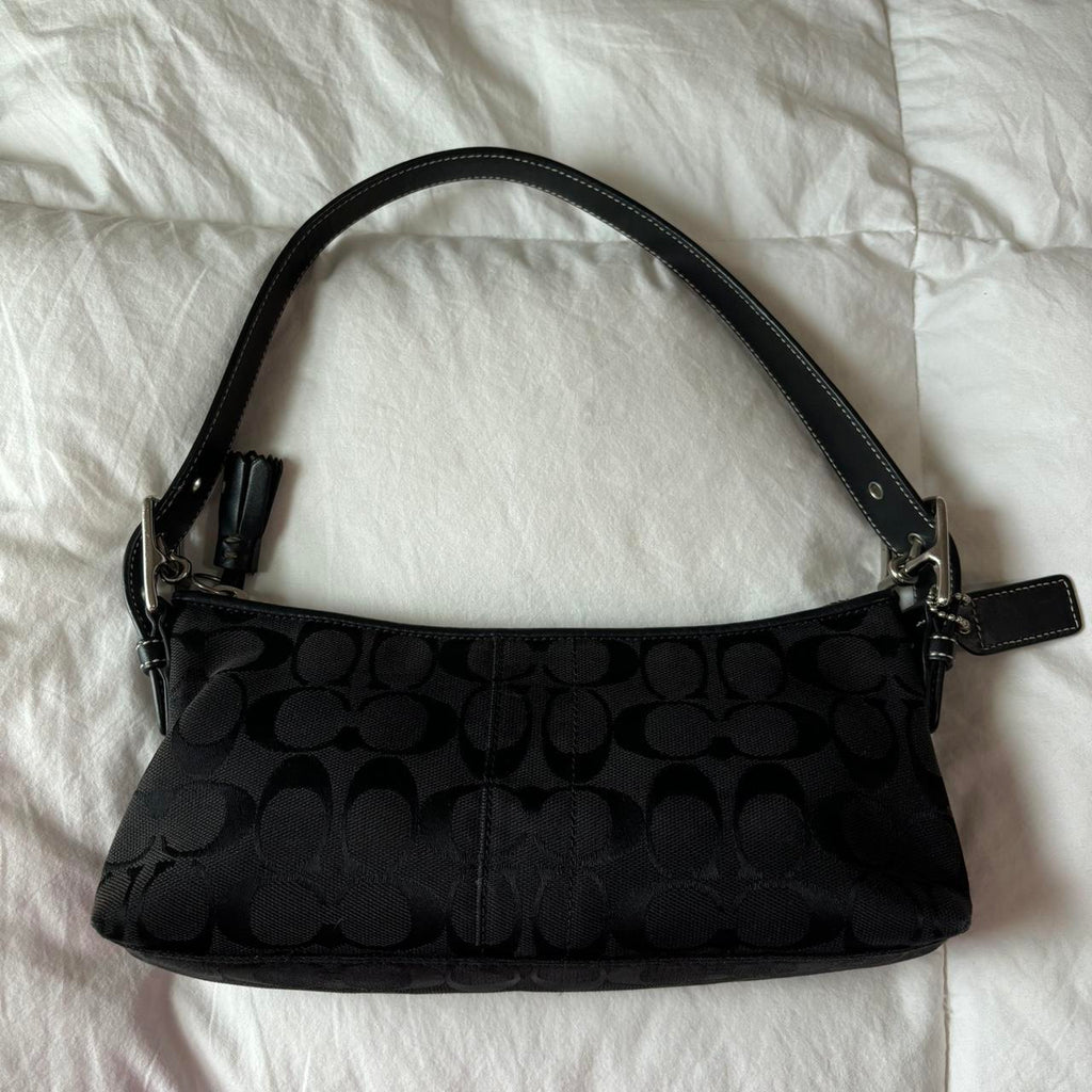 🌺🩷 Vintage Coach East West Baguette Bag🌺🩷 🤎🌆