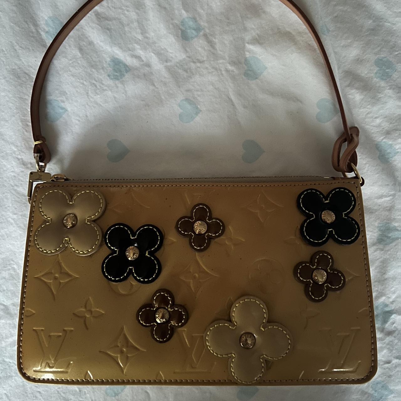 🌺🩷 Louis Vuitton 2002 Special Edition Orange Lexington Flower Pochette🍂✨ 🤎🌆