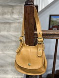 🌺🩷 Coach Vintage Crescent Saddle Bag Nyc 9235 Saddle Tan🍂✨ 🤎🌆