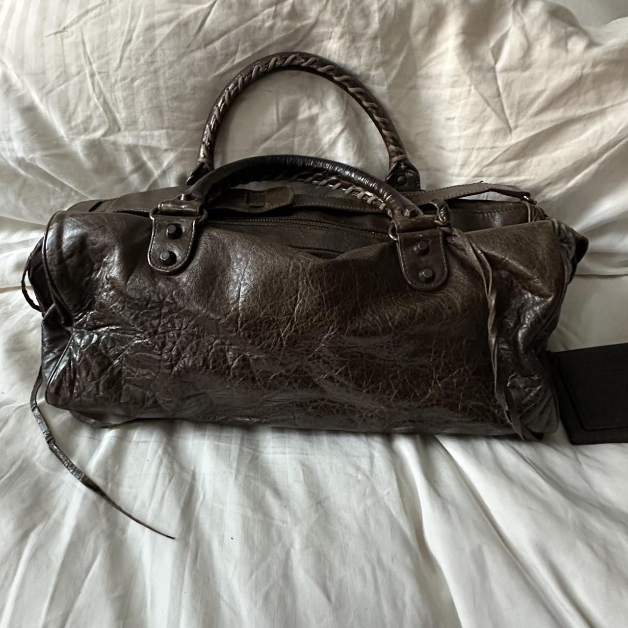 🌺🩷 🍇💜Preowned BROWN BALENCIAGA CITY BAG🍇💜 🤎🌆