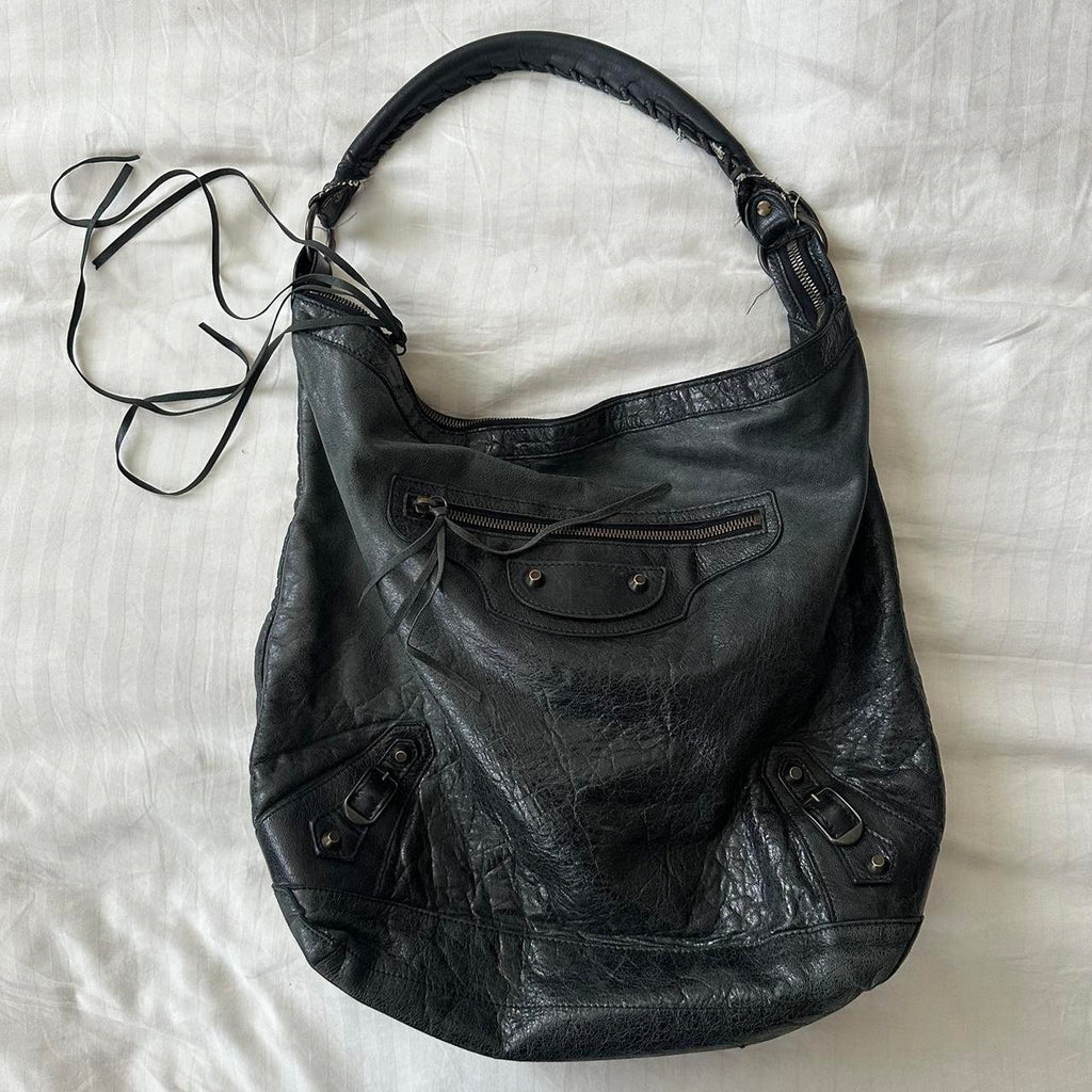 🌺🩷 Preowned 2007 BALENCIAGA COURIER XL BAG🍎🔥 🤎🌆